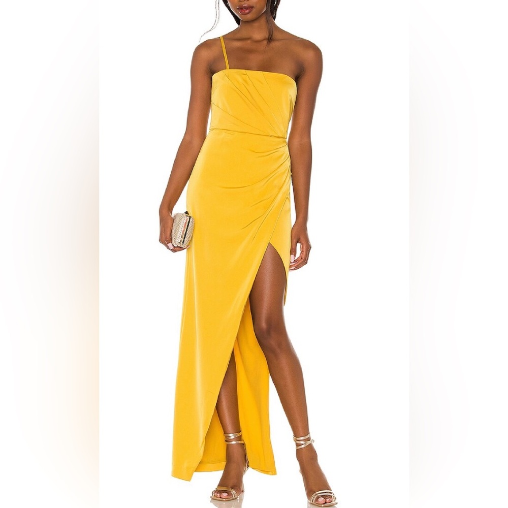 NBD Magnus Gown Mustard Yellow Size S bridesmaid, wedding guest graduation dress